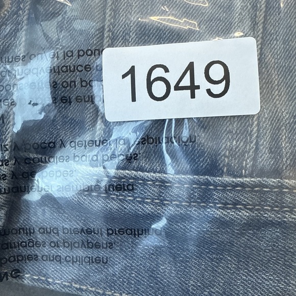 Mudd Denim Vest Womens Small Blue Distressed Medium Wash 100% Cotton NWT - Picture 8 of 8